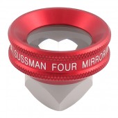Ocular Sussman Four Mirror Hand Held Gonioscope with Large Ring (Red)